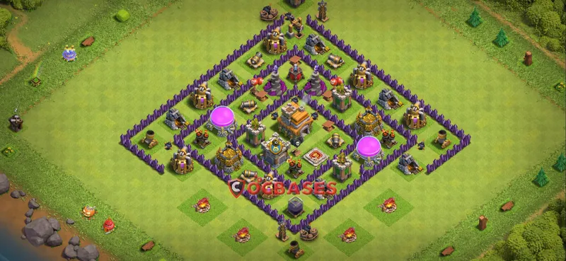 Town Hall 7 Base – Layout id: ov398 base layout