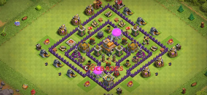 Town Hall 7 Base – Layout id: d0kw6 base layout