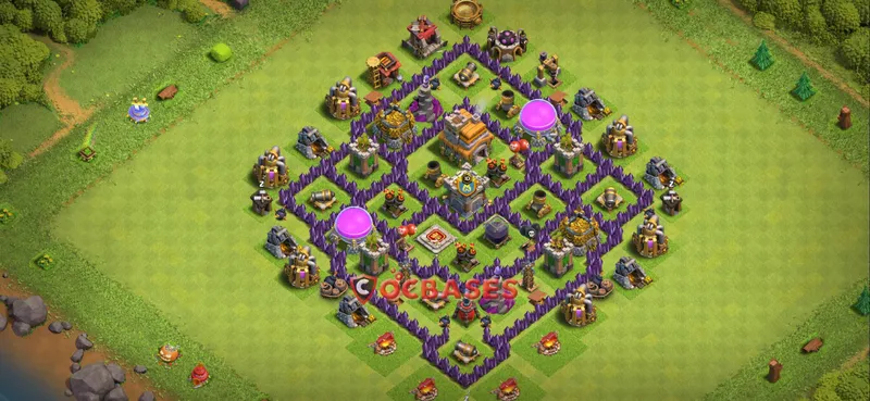 Town Hall 7 Base – Layout id: bkodh base layout