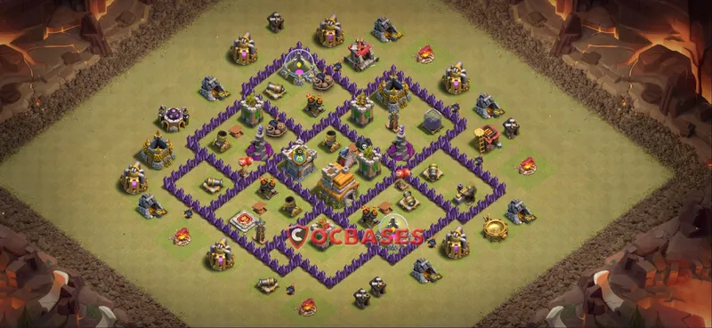 Town Hall 7 Base – Layout id: 0ff96 base layout