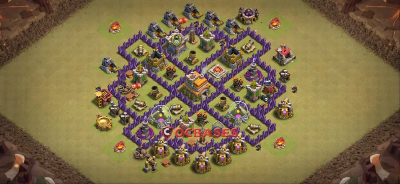 Town Hall 7 Base -war – Layout id: 69urq base layout