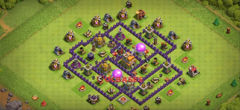 Town Hall 7 Base -farming – Layout id: umsg4 base layout