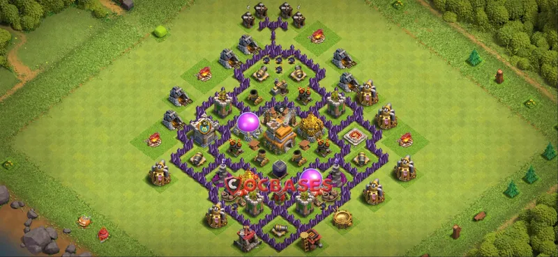 Town Hall 7 Base -farming – Layout id: 1q766 base layout