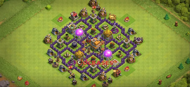Town Hall 7 Base -farming – Layout id: yl7nn base layout