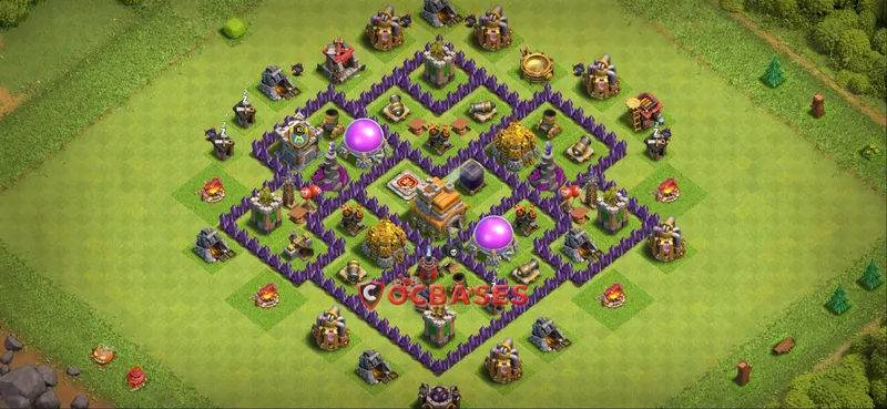 Town Hall 7 Base -farming – Layout id: p94m3 base layout