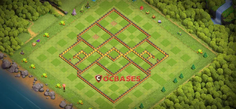 Town Hall 10 Base -fun – Layout id: xpsa1 base layout, image 2