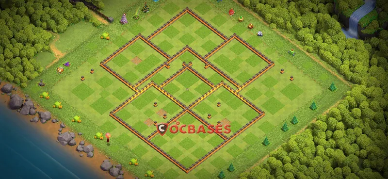 Town Hall 10 Base -fun – Layout id: n6eqt base layout, image 1
