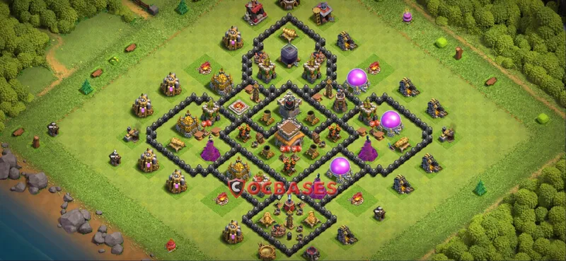 Town Hall 8 Base -farming – Layout id: hzkz6 base layout