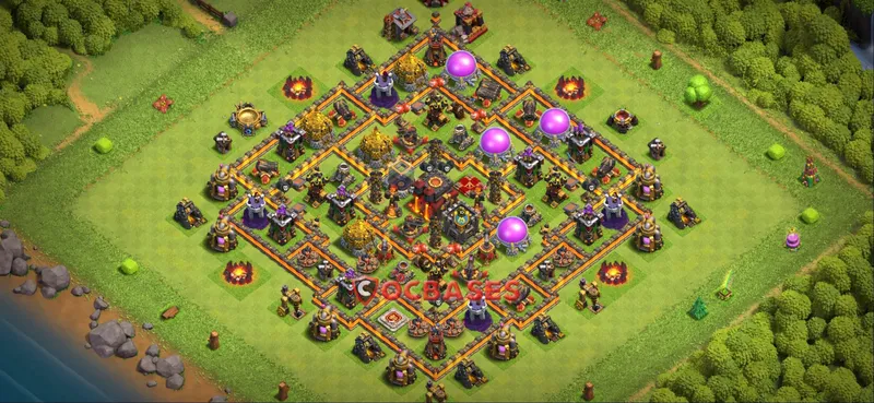 Town Hall 10 Base -farming – Layout id: 8hle7 base layout