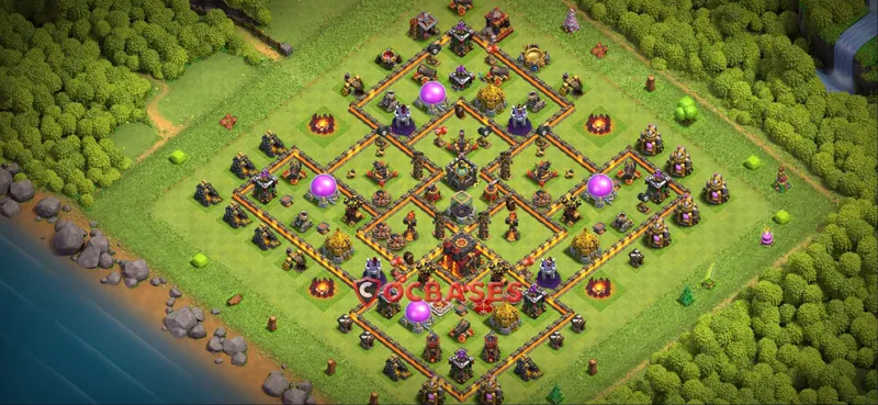 Town Hall 10 Base -farming – Layout id: 9tpgq base layout