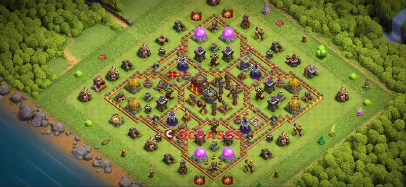 Town Hall 10 Base -farming – Layout id: wi7ql base layout
