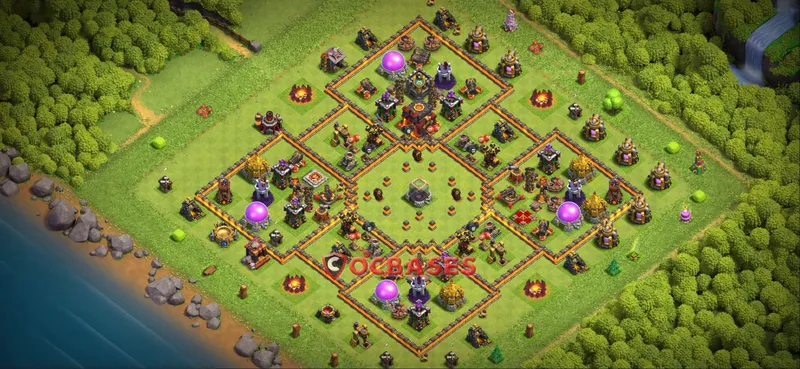 Town Hall 10 Base -farming – Layout id: syxwg base layout