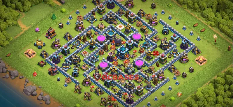 Town Hall 13 Base -farming – Layout id: zvg6w base layout