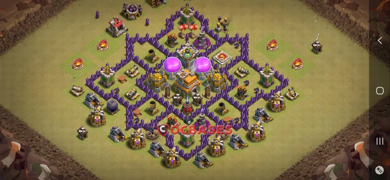 Town Hall 7 Base – Layout id: ocpgn base layout