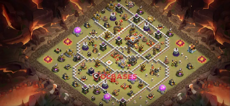Town Hall 11 Base – Layout id: ztvhd base layout
