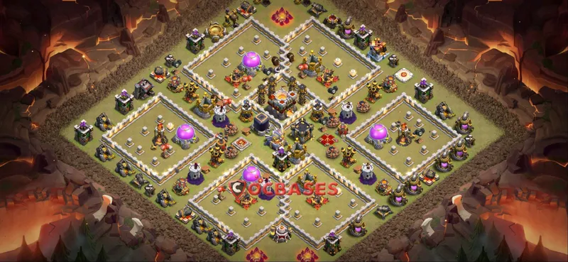 Town Hall 11 Base – Layout id: swmnk base layout