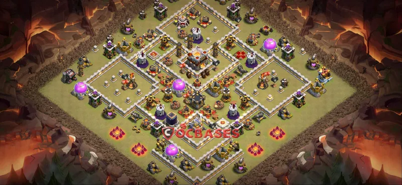 Town Hall 11 Base – Layout id: 20jva base layout