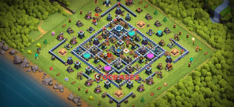 Town Hall 13 Base – Layout id: sd5zy base layout