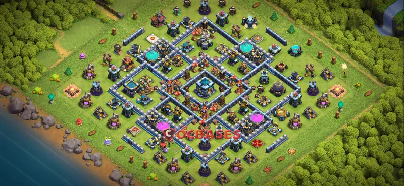 Town Hall 13 Base – Layout id: wc9ss base layout