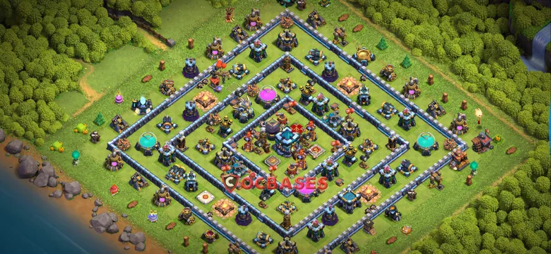 Town Hall 13 Base – Layout id: zcyow base layout