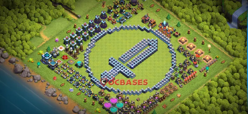 Town Hall 13 Base – Layout id: iwftj base layout
