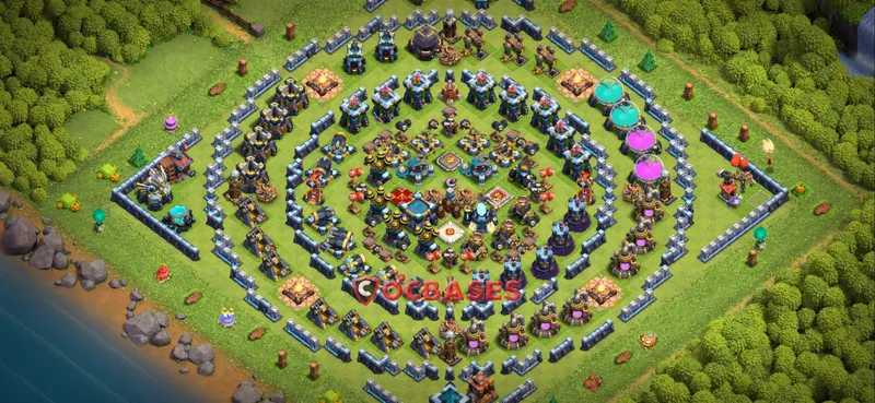 Town Hall 13 Base – Layout id: xmcjf base layout