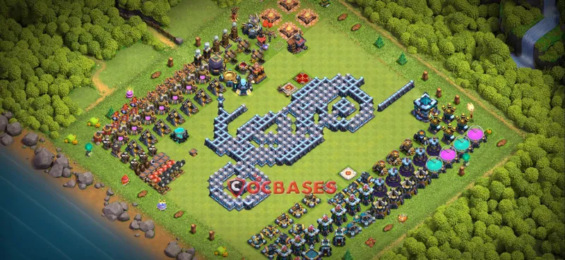 Town Hall 13 Base – Layout id: spm3f base layout
