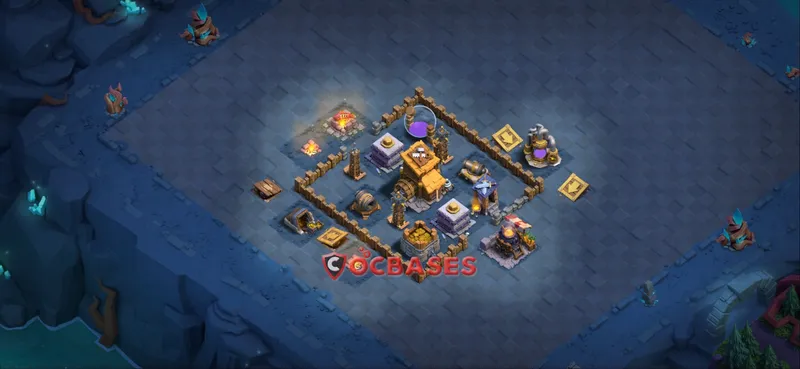 Builder Hall 7 Base -trophy – Layout id: blowp base layout, image 1