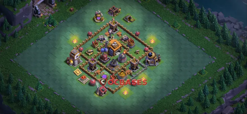 Builder Hall 7 Base -trophy – Layout id: blowp base layout, image 2