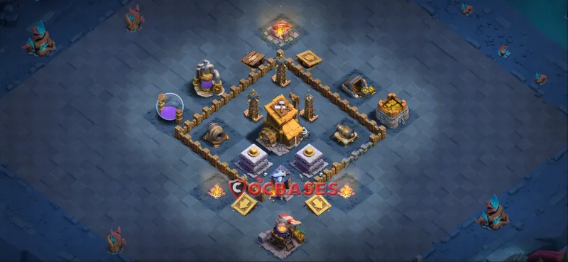 Builder Hall 7 Base -trophy – Layout id: zght0 base layout, image 2