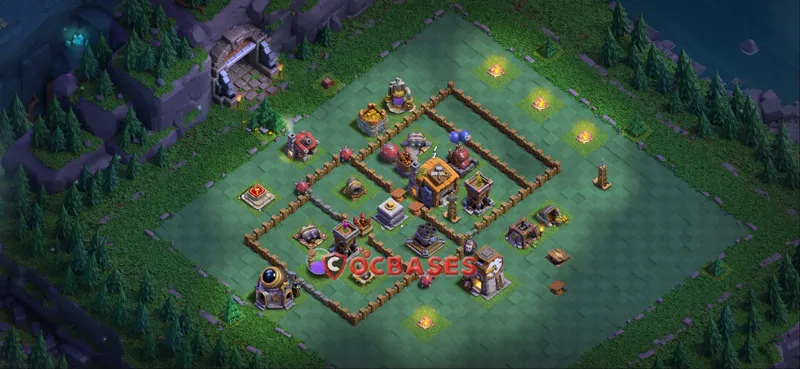 Builder Hall 7 Base -trophy – Layout id: rxi1e base layout, image 2