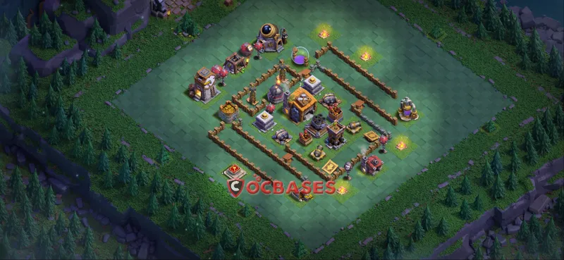 Builder Hall 7 Base – Layout id: 5qd5o base layout, image 2