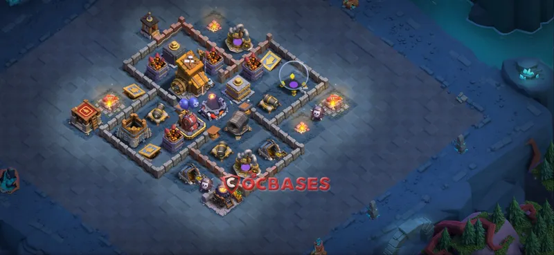 Builder Hall 9 Base -trophy – Layout id: im5g0 base layout, image 2