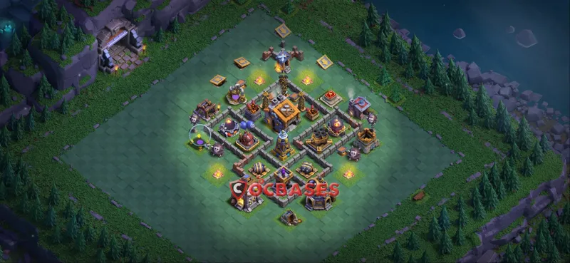 Builder Hall 9 Base -trophy – Layout id: znyuw base layout, image 1