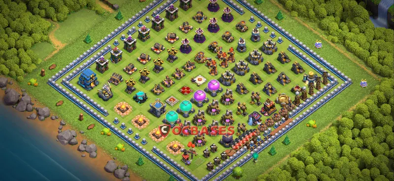 Town Hall 12 Base – Layout id: 9sj76 base layout