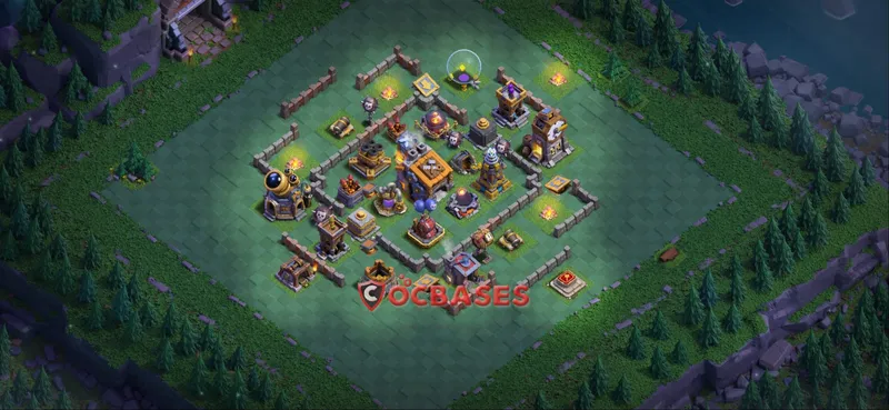 Builder Hall 9 Base -trophy – Layout id: 08avh base layout, image 2