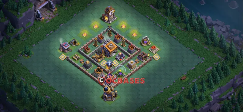 Builder Hall 9 Base -trophy – Layout id: q8pt8 base layout, image 1