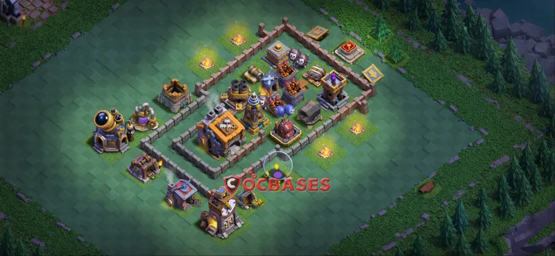 Builder Hall 9 Base -trophy – Layout id: jbhav base layout, image 1
