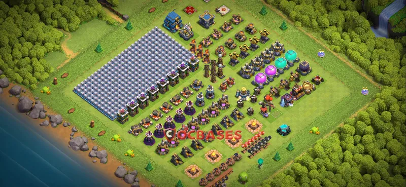 Town Hall 12 Base – Layout id: l6s6p base layout