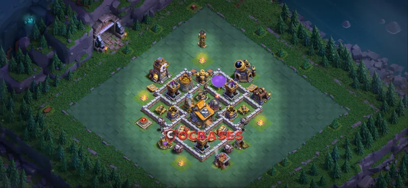 Builder Hall 10 Base -trophy – Layout id: ki3vj base layout, image 2