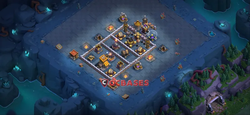 Builder Hall 10 Base -trophy – Layout id: 3ugoo base layout, image 1