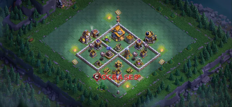 Builder Hall 10 Base -trophy – Layout id: 3ugoo base layout, image 2