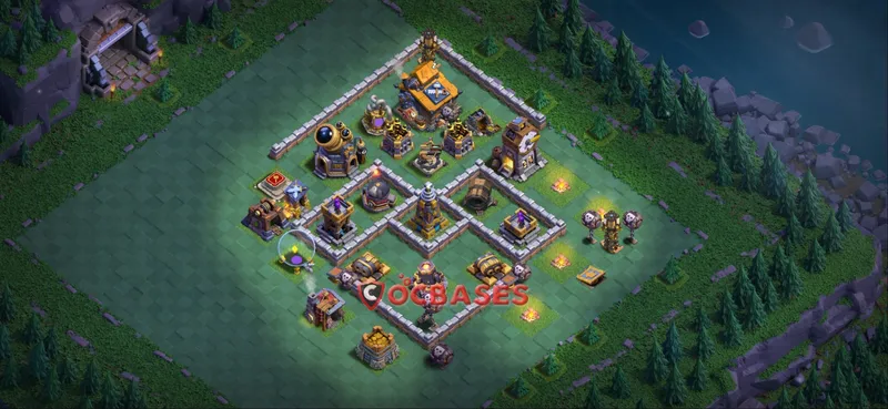 Builder Hall 10 Base -trophy – Layout id: r63fc base layout, image 1