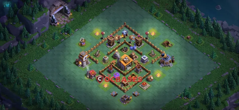 Builder Hall 6 Base – Layout id: 5epgz base layout, image 1