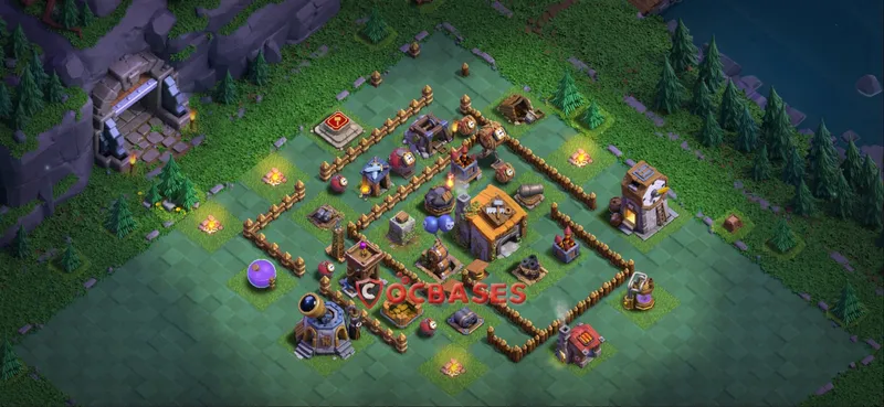 Builder Hall 6 Base – Layout id: u7v27 base layout, image 2