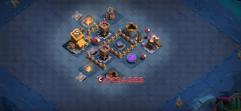 Builder Hall 6 Base – Layout id: mlq9g base layout, image 1
