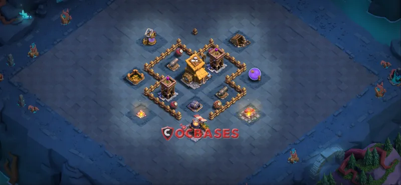Builder Hall 6 Base – Layout id: 0v47d base layout, image 2