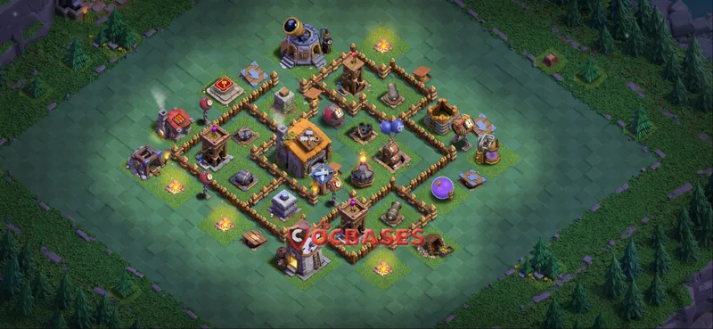 Builder Hall 6 Base – Layout id: kdyq3 base layout, image 1
