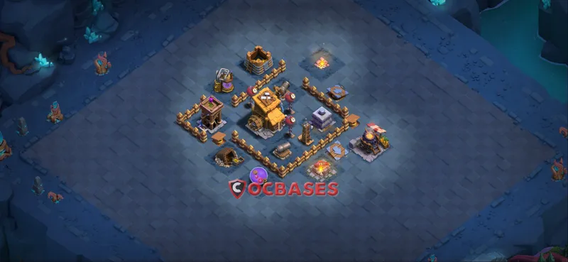 Builder Hall 6 Base – Layout id: malvo base layout, image 2