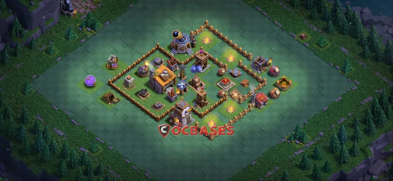 Builder Hall 6 Base – Layout id: malvo base layout, image 1